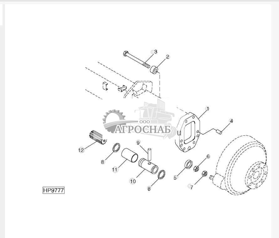 AXLE SPACERS, 105MM (SOLID) 